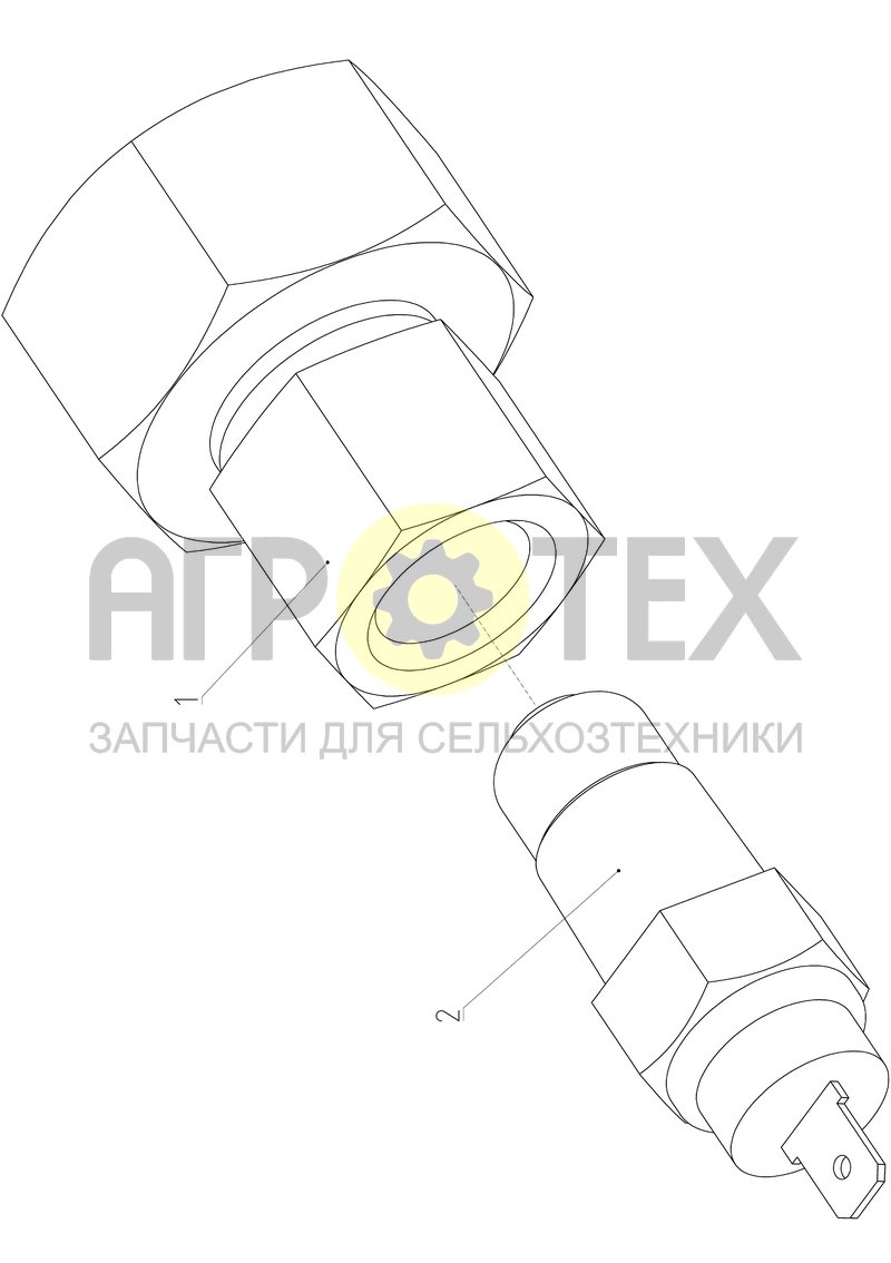 Чертеж Переходник (181.09.05.120)